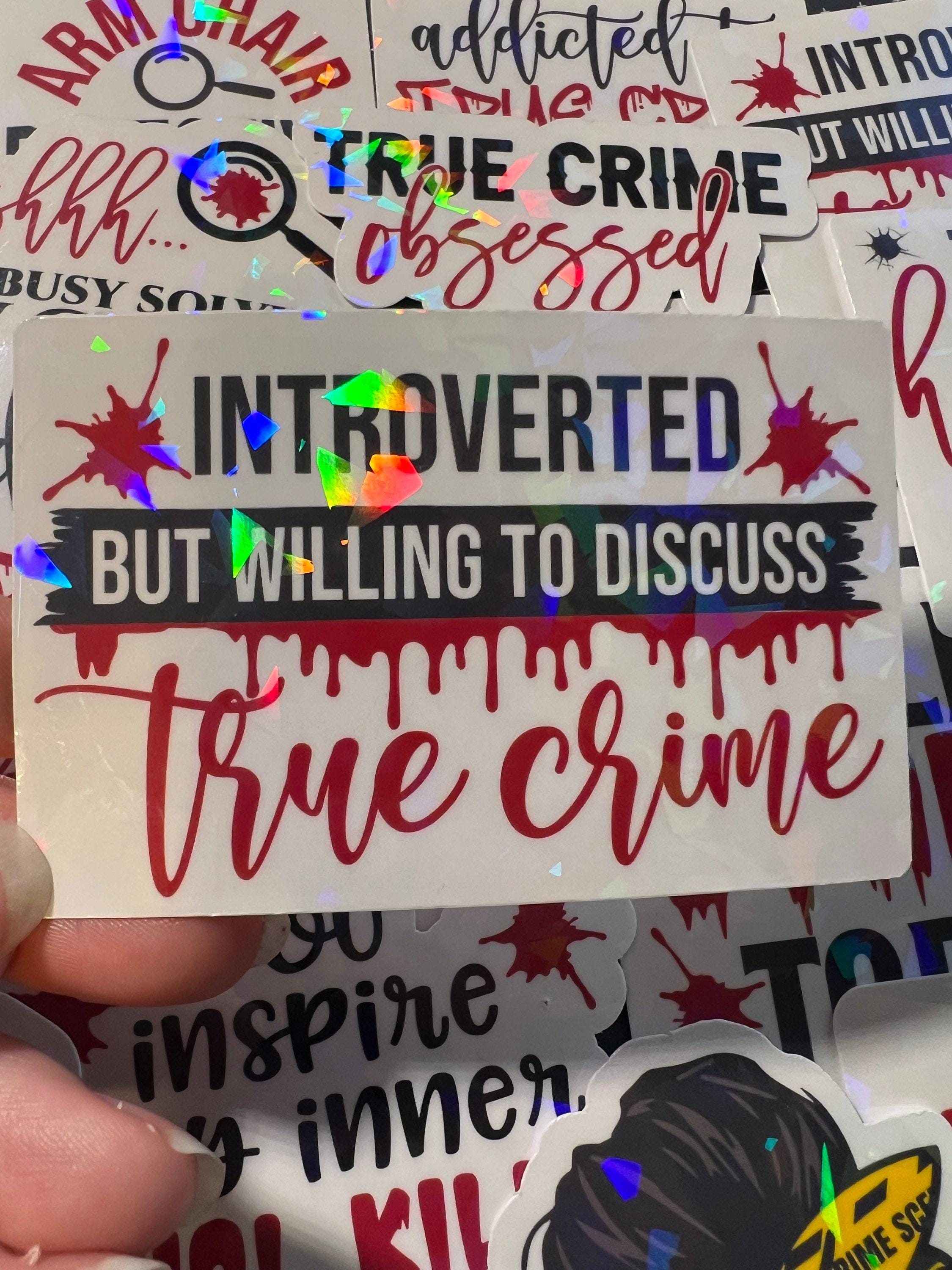 True Crime Sticker Pack - 20 Stickers