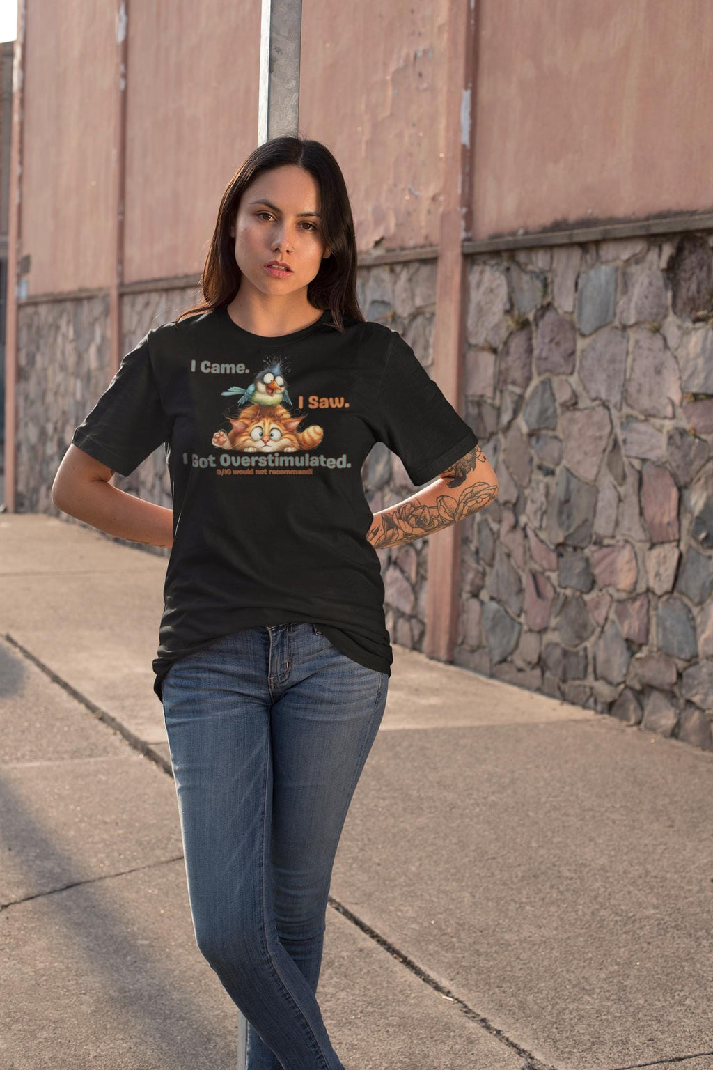 I Came Saw Got Overstimulated Shirt, Funny ADHD Mom Tee