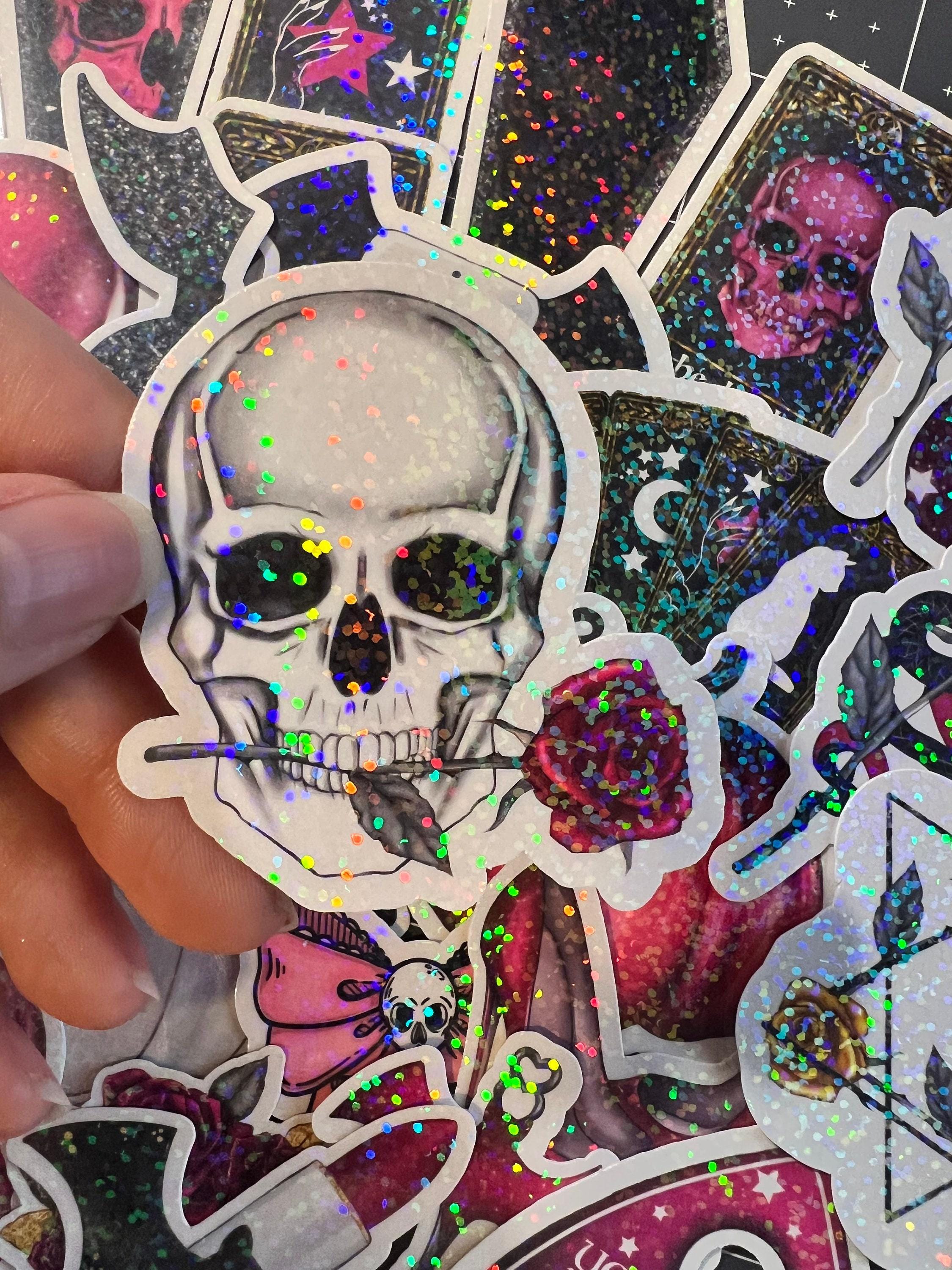 Goth Halloween Stickers - 40 individual Stickers
