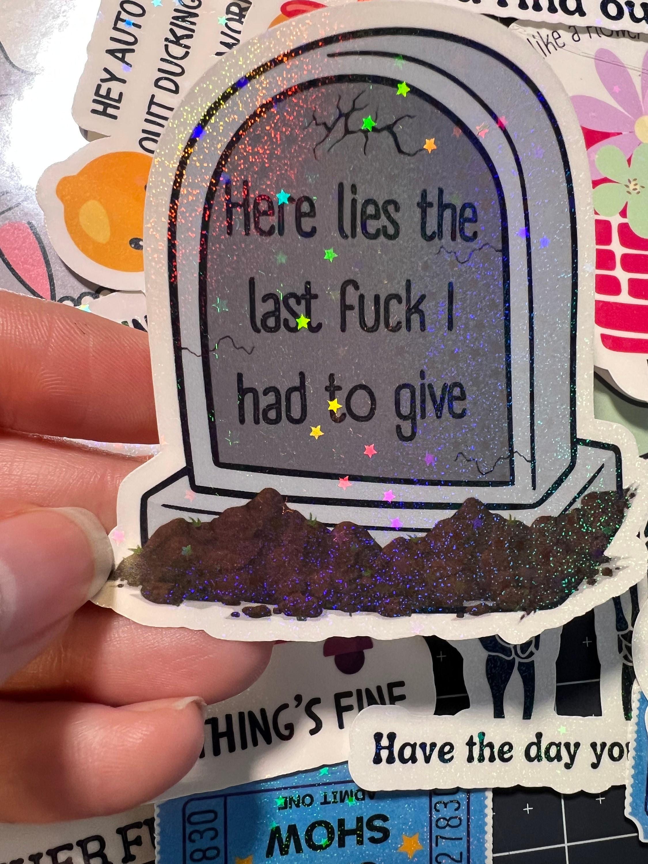 Funny NSFW Adult Humor Stickers - Cursing Stickers for Adults - 15 Pack