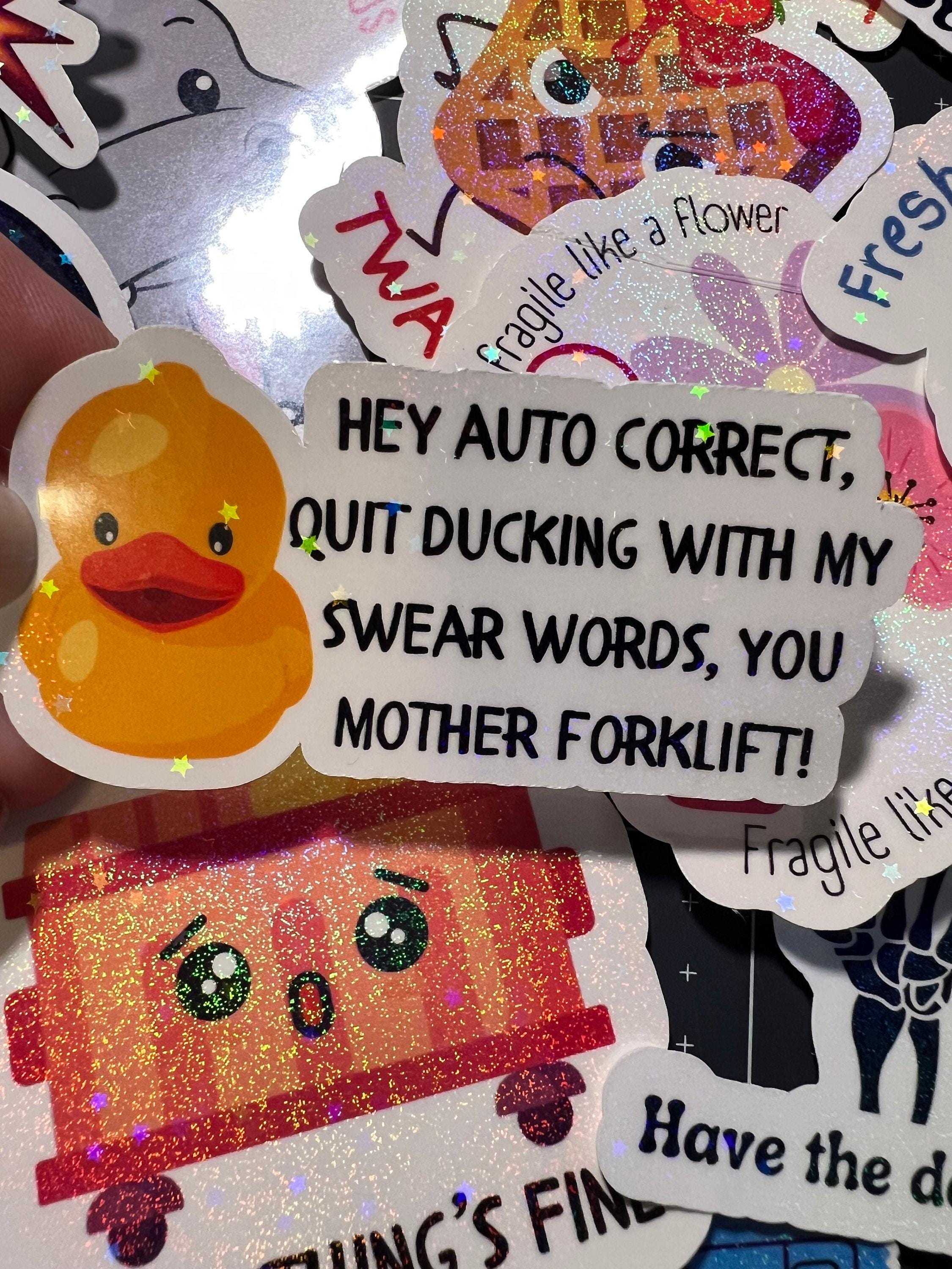 Funny NSFW Adult Humor Stickers - Cursing Stickers for Adults - 15 Pack