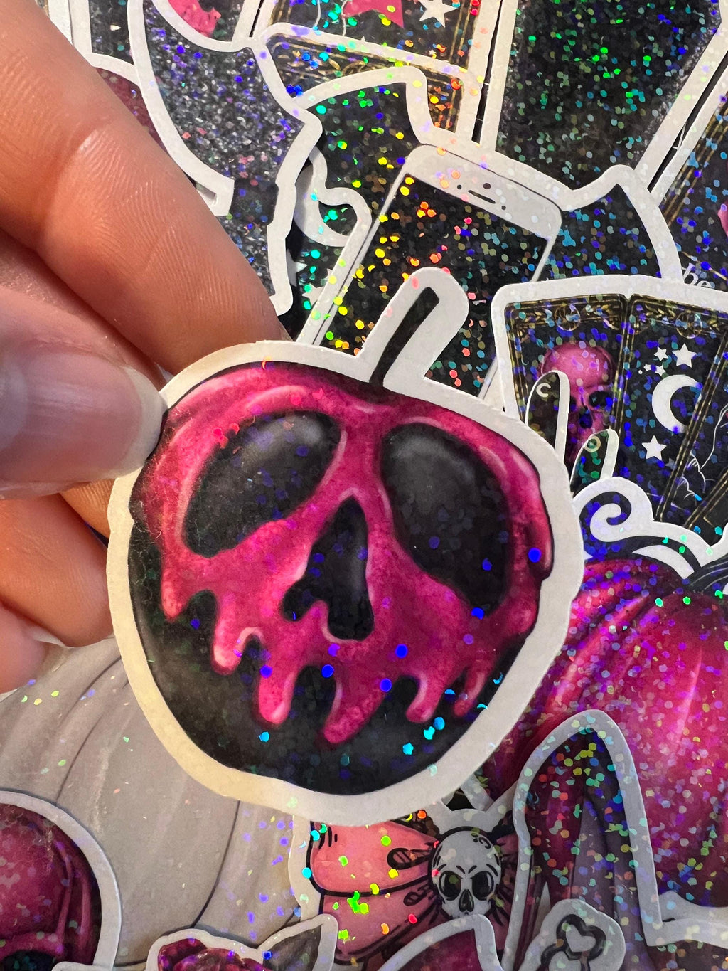 Goth Halloween Stickers - 40 individual Stickers