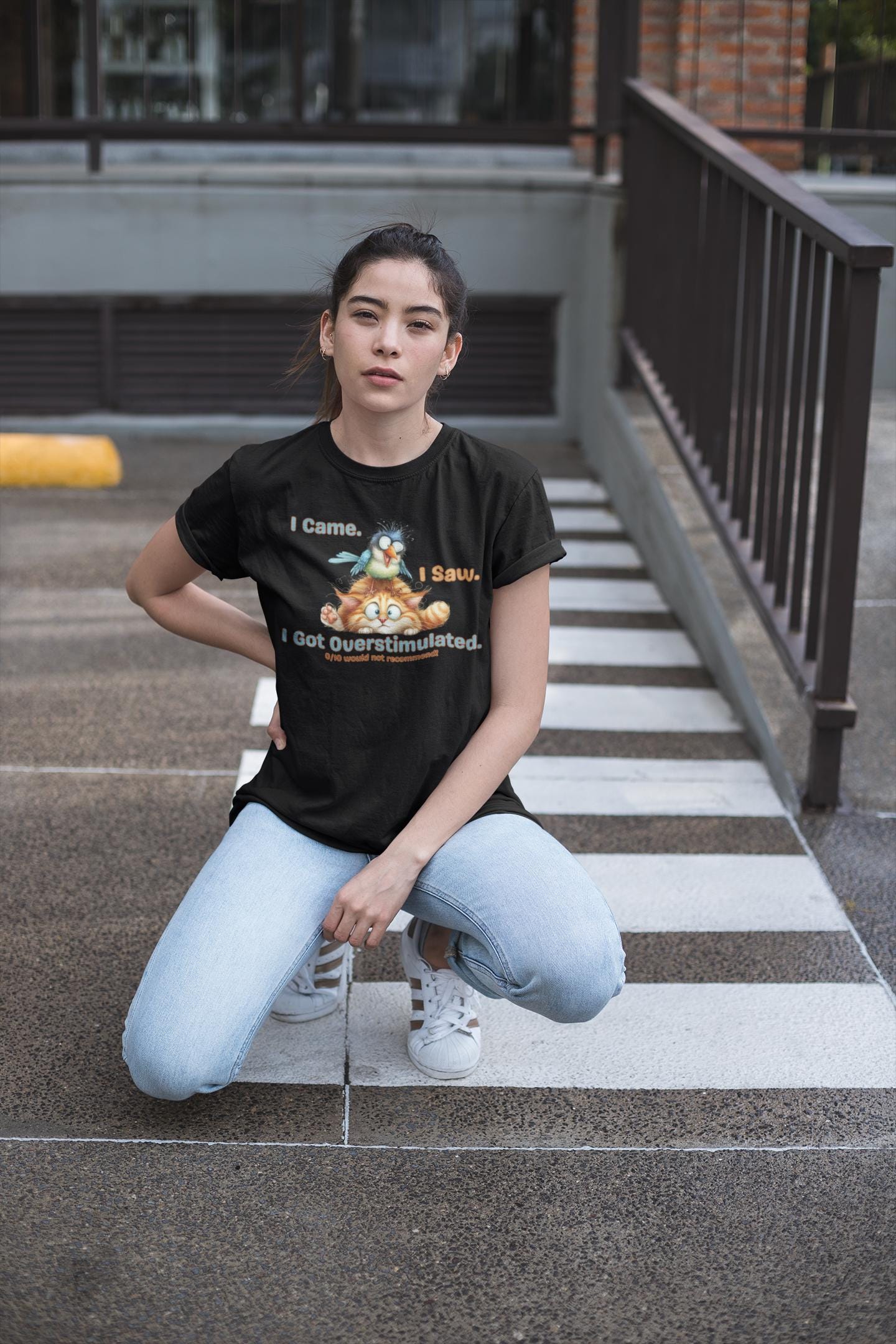 Overstimulated  Shirt, Mental Health Tee, Anxiety Humor, ADHD Shirt