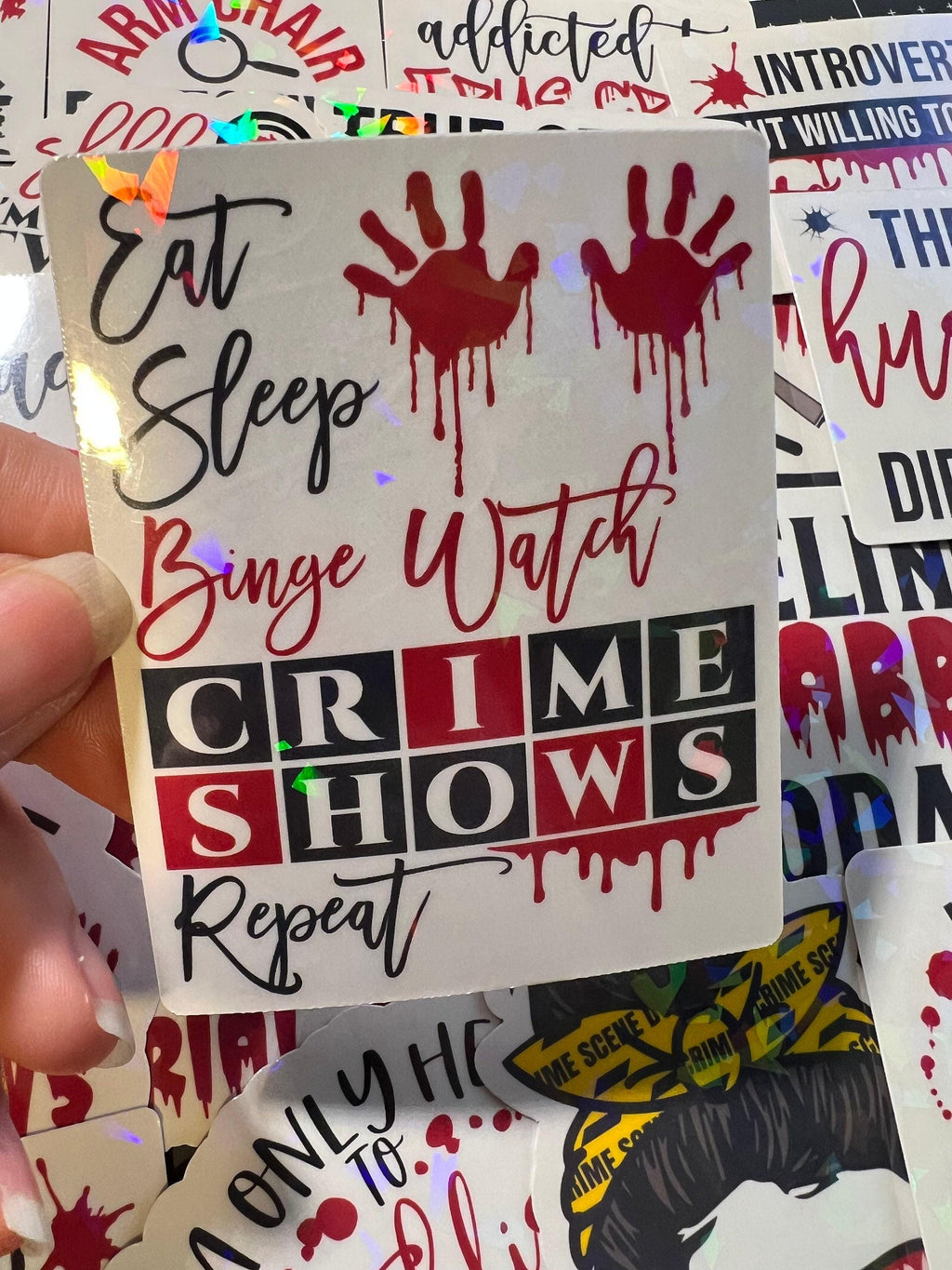 True Crime Sticker Pack - 20 Stickers